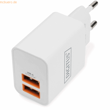 Assmann Digitus USB Ladegerät 2x USB-A, 15,5W