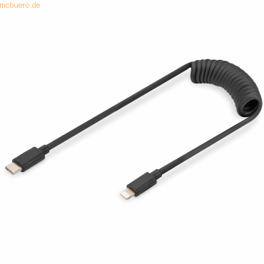 4016032482567 - USB-Kabel USB 20 Apple Lightning Stecker USB-C® Stecker 100 m Schwarz Flexibel Geschirmt