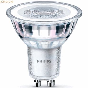 8719514455030 - Philips LED classic Lampe 35W GU10 Warmweiß 255lm Silber 2er P