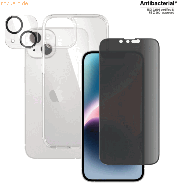 PanzerGlass PanzerGlass f. iPhone 14, Bundle Privacy Glass+Case