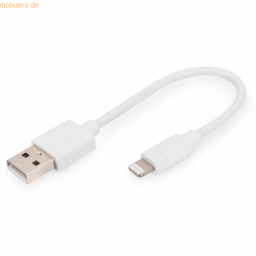 Assmann Digitus Lightning auf USB A Daten-/Ladekabel, MFI