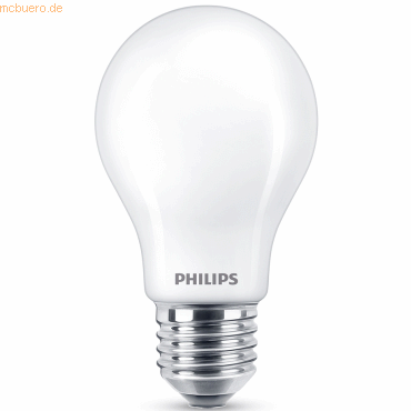 8719514451018 - Philips LED classic Lampe 60W E27 Warmweiß 806lm matt 2er P