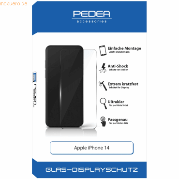 4048466957137 - PEDEA PEDEA Display-Schutzglas für Apple iPhone 14