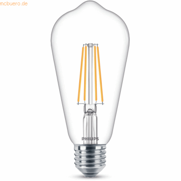 8718699763053 - Lighting 76305300 led eek e (a - g) E27 Spezialform 7 w = 60 w Warmweiß (ø x l) 64 cm x 14 - Philips