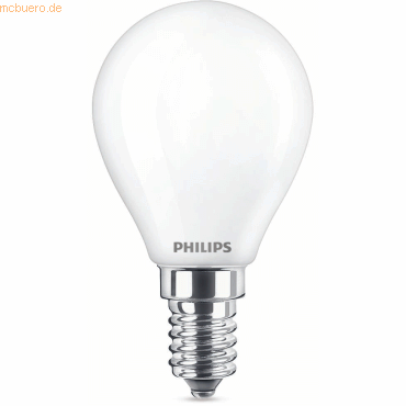 Signify Philips LED classic Lampe 40W E14 Tropfen 470lm matt 1er P