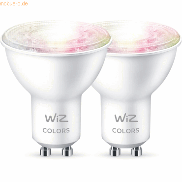 Signify WiZ White&Color 50W GU10 Reflektor Tunable matt Doppelpack