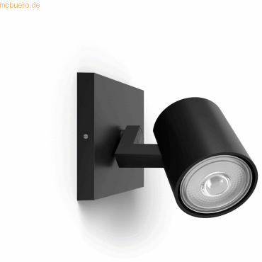 8719514435292 - Runner einzelner metallstrahler gu10 ip20 schwarz -43529200 - Philips 8719514435292 - Runner einzelner metallstrahler gu10 ip20 schwarz -43529200 - Philips