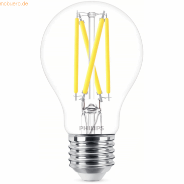 Signify Phillips LED WarmGlow Lampe 60W E27 810lm klar 1er P