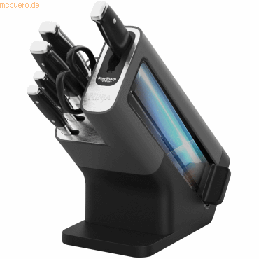 0622356249713 - Messerblock NINJA StaySharp Messerblock mit integriertem Schleifer K32006EU grau (schwarz edelstahlfarben) B189cm H321cm Messerblöcke rostfreier deutscher Edelstahl Präzisionsklingen integr Schleifer 0622356249713 - Messerblock NINJA StaySharp Messerblock mit integriertem Schleifer K32006EU grau (schwarz edelstahlfarben) B189cm H321cm Messerblöcke rostfreier deutscher Edelstahl Präzisionsklingen integr Schleifer