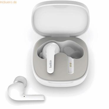 Belkin SOUNDFORM Flow In-Ear-Kopfhörer mit Noise Cancelling, weiß