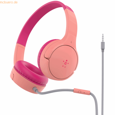 Belkin Belkin SOUNDFORM Mini kabelgebundene On-Ear Kopfhörer pink