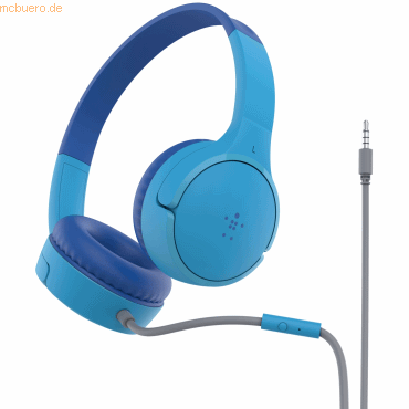 Belkin Belkin SOUNDFORM Mini kabelgebundene On-Ear Kopfhörer blau