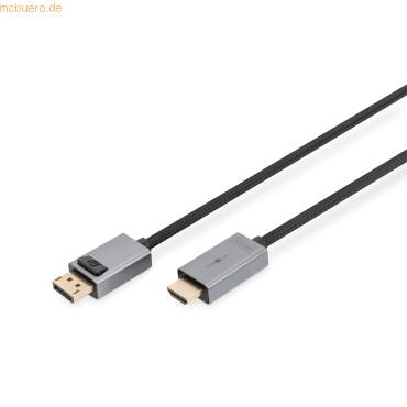 Assmann DIGITUS 4K DisplayPort Adapterkabel, DP - HDMI Typ A,3m