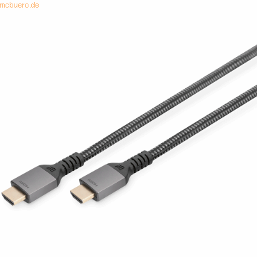 4016032481225 - DIGITUS HDMI Kabel St St Nylon 3m 8K 60Hz Premium