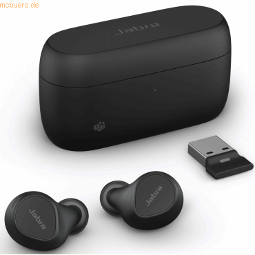GN Audio Germany JABRA Evolve2 Buds MS USB-A + Wireless Charging Pad