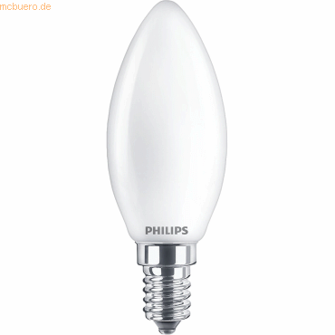 Signify Philips LED Classic WarmGlow B35 Kerzenlampe 40W E14 Matt dimm