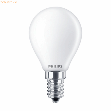 Signify Philips LED classic Lampe 40W E14 warmw 470lm Tropf weiß 1erP