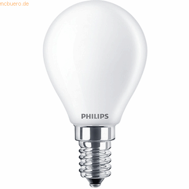 Signify Philips LED classic Lampe 40W E14 warmw 470lm Tropf weiß 1erP