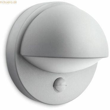 8719514385283 - Wandleuchte June in Grau E27 IP44 mit Bewegungsmelder - grey - Philips 8719514385283 - Wandleuchte June in Grau E27 IP44 mit Bewegungsmelder - grey - Philips