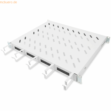 4016032483465 - Fachboden 19-Schränke festeinbau für 600mm Tiefe bis 120kg 1HE inkl Kabelmanagement RAL7035 grau (DN-97680) 4016032483465 - Fachboden 19-Schränke festeinbau für 600mm Tiefe bis 120kg 1HE inkl Kabelmanagement RAL7035 grau (DN-97680)