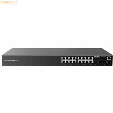 6947273704256 - GWN7802P - Switch - Unternehmen verwaltet - L2+ - 16 x 10 100 1000 (PoE+) - PoE (240 W)