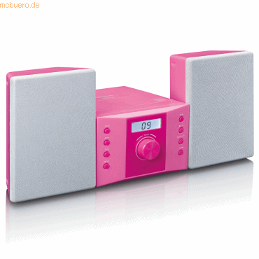 Lenco Lenco MC-013PK - Stereoanlage, Pink
