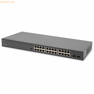 4016032480860 - DIGITUS DN-95348-1 - switch - 24 ports - unmanaged - rack-mountable