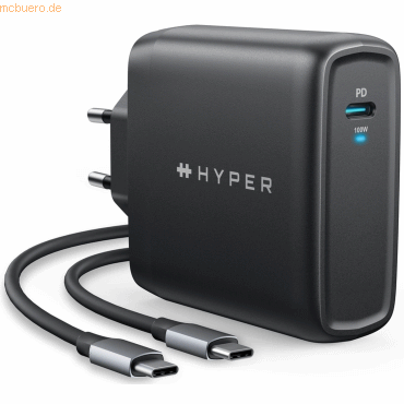 Targus Hyper HyperJuice 100 W Gan Charger - EU - Single port *EOL