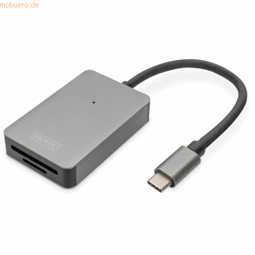 4016032485612 - DIGITUS USB-C Card Reader 2 Port High Speed