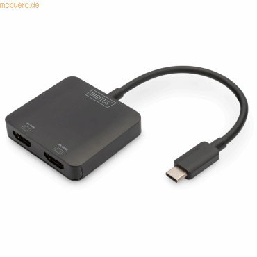 Assmann DIGITUS 2-Port MST Video Hub (USB-C -> 2x HDMI)