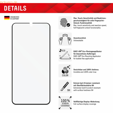 4028778119546 - DISPLEX ProTouch Glass Eco Displayschutz für Samsung Galaxy S22  S23