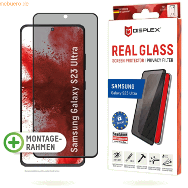 4028778119508 - Real Glass Privacy Full Cover Panzerglas für Samsung S23 Ultra