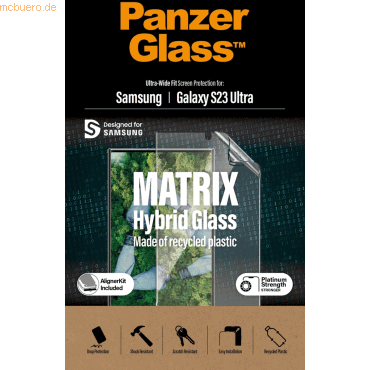 PanzerGlass PanzerGlass MATRIX Galaxy S23 Ultra UWF PET-Film AB wA