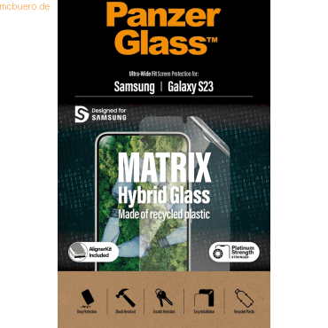 PanzerGlass PanzerGlass S. Galaxy S23 UWF PET-Flaschen AB wA