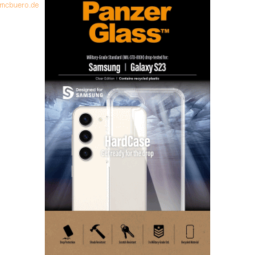 5711724004339 - PanzerGlass HardCase Schutzhülle für Samsung Galaxy S23 (Transparent) 5711724004339 - PanzerGlass HardCase Schutzhülle für Samsung Galaxy S23 (Transparent)
