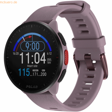 0725882060477 - Smartwatch POLAR PACER Smartwatches lila (purple dusk) Fitness-Tracker