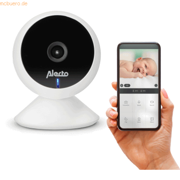 Alecto ALECTO SMARTBABY5 - WLAN-Babyphone mit Kamera, weiß