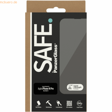 PanzerGlass SAFE. PanzerGlass f. iPhone 14 Pro UWF