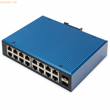 4016032486084 - DN-651138 Industrial Ethernet Switch 16 + 2 Port 10   100   1000 MBit s