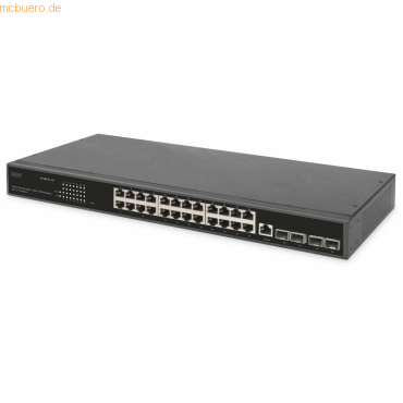 4016032485452 - DIGITUS DN-80223 - switch - 24 ports - Managed - rack-mountable