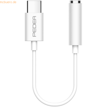 4048466958165 - PEDEA PEDEA Adapter USB-C auf 35mm Klinke  Kopfhörer