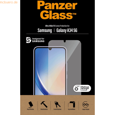 PanzerGlass PanzerGlass Screen Protector Samsung Galaxy A34 5G UWF