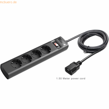 Schneider Electric APC UPS Power Strip IEC C14 TO 4 Outl. Schutzk.CEE