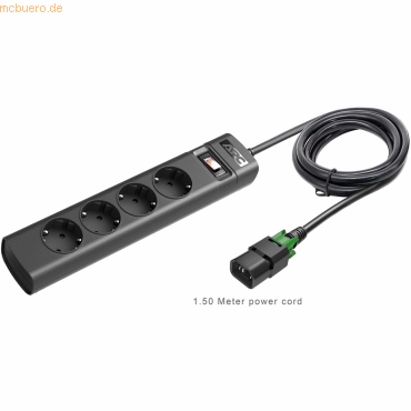 Schneider Electric APC UPS Power Strip Locking IEC C14 TO 4 Outl. Schu