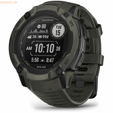 Garmin Instinct 2X Solar, Moosgrün