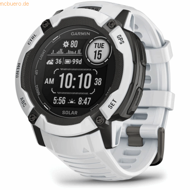 0753759319366 - GARMIN® Smartwatch Instinct® 2X Solar 010-02805 weiß