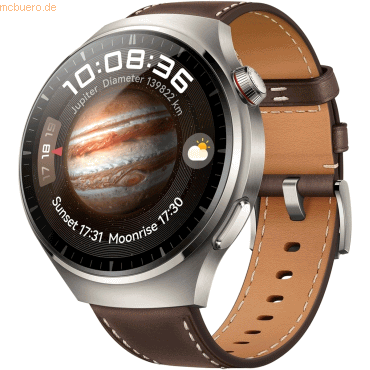 Huawei Huawei Watch 4 Pro Classic (Medes-L19L), Dark Brown Leather