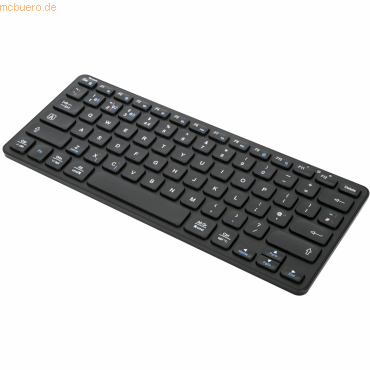 5051794036763 - - keyboard - compact multi-device antimicrobial - QWERTY - UK - black - B2B - Tastaturen - Englisch - UK - Schwarz