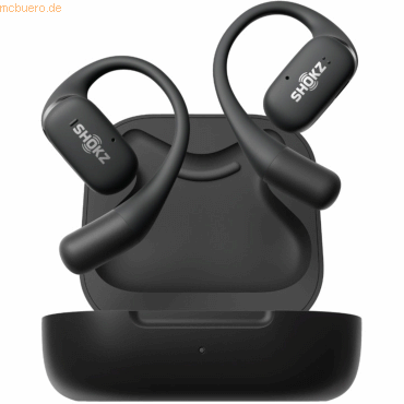 0810092675747 - Shokz OpenFit - True Wireless-KopfhÃ¶rer mit Mikrofon - offenes Ohr - Ã¼ber dem Ohr angebracht - Bluetooth - Schwarz