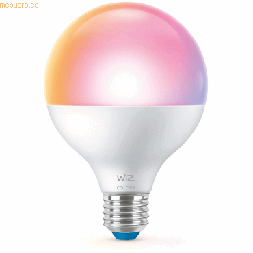 8720169072275 - WiZ 08720169072275 LED EEK F (A - G) E27 Globeform 11 W = 75 W Warmweiß bis Kaltweiß (Ø x H) 95 mm x